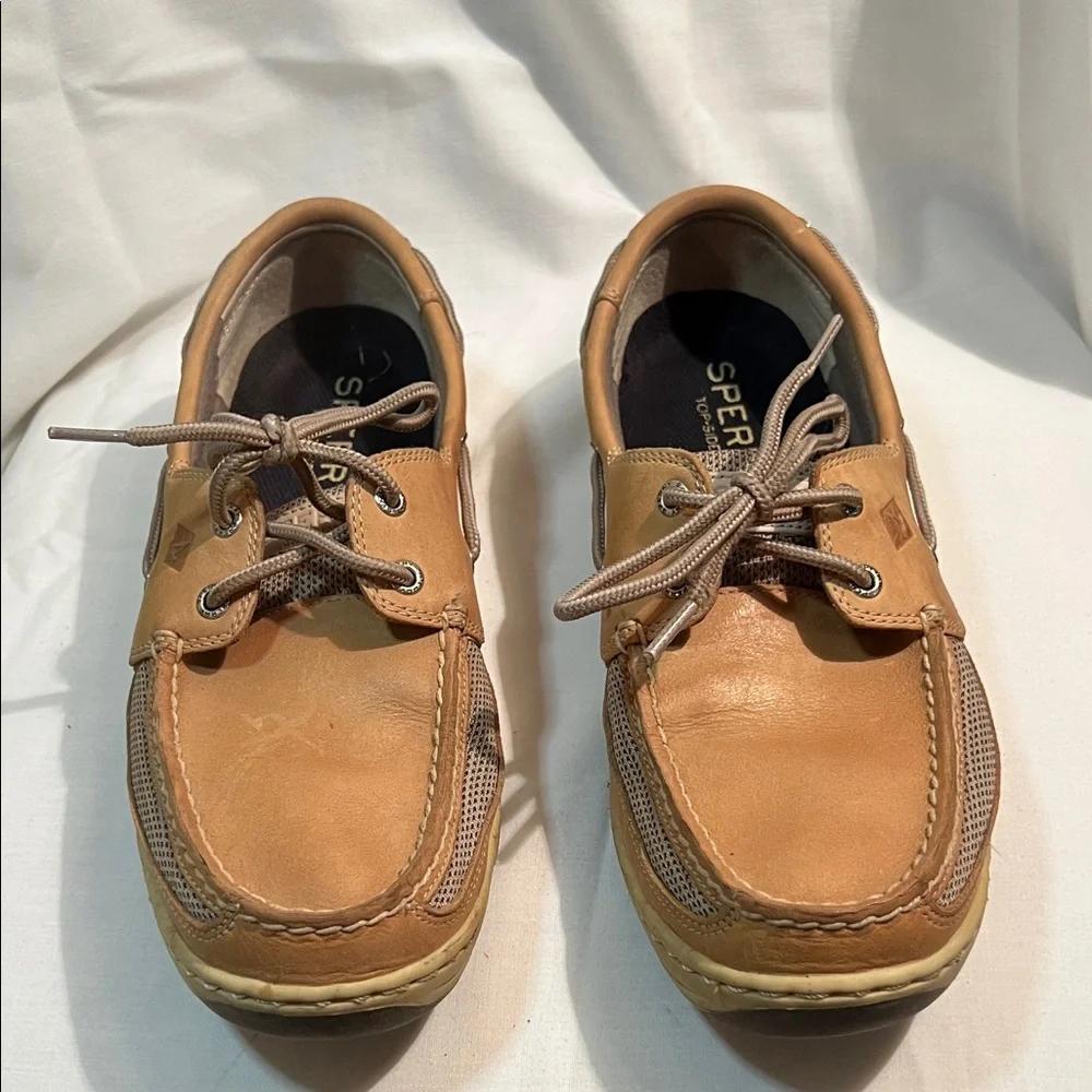 Not Available-Sperry Brown Leather Loafers